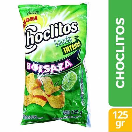 CHOCLITOS LIMON X 125 GR CJ X UND