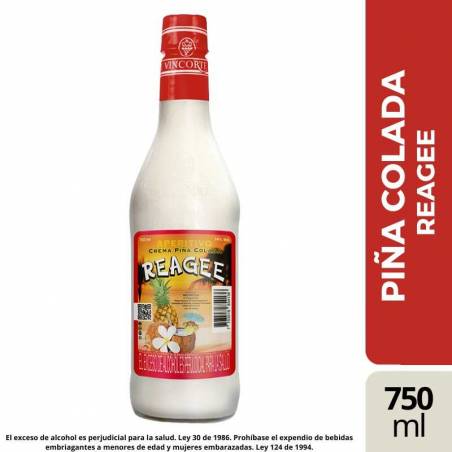 PINA COLADA REAGEE BOTELLA X 750 ML CJ X 12 UND