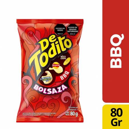 DETODITO BBQ BOLSAZA X 80 GR CJ X UND