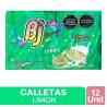 GALLETAS BJ LIMON X 12 UND CJ X UND