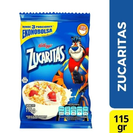 CEREAL KELLOGS ZUCARITAS X 115 GR CJ X 54 UND