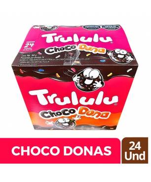 TRULULU CHOCO DONAS X 24 UND