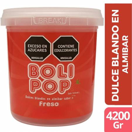 BOLI POP FRESA X 4200 GR CJ X UND