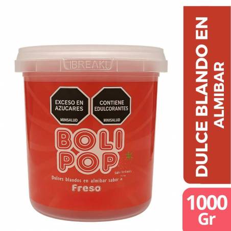 BOLI POP FRESA X 1000 GR CJ X UND