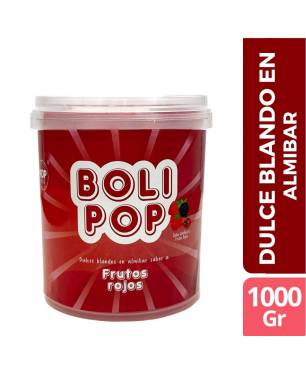 BOLI POP FRUTOS ROJOS X 1000 GR CJ X UND