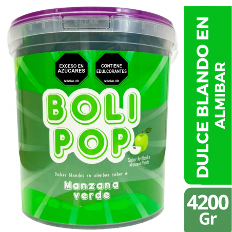BOLI POP MANZANA VERDE X 4200 GR CJ X UND