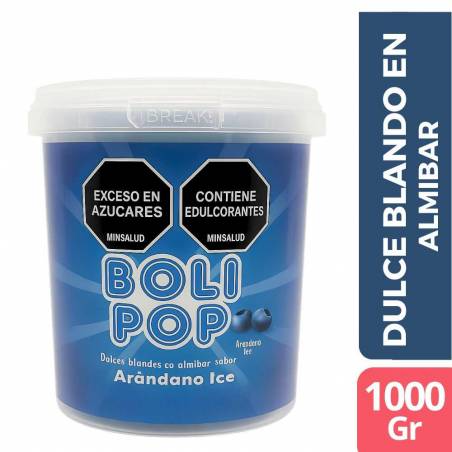 BOLI POP ARANDANOS ICE X 1000 GR CJ X UND