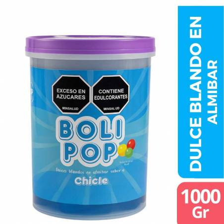 BOLI POP CHICLE X 1000 GR CJ X UND