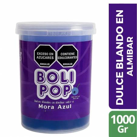 BOLI POP MORA AZUL X 1000 GR CJ X UND