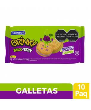 GALLETA BRINKY MIX -TERY X 10 UND CJ X 24 UND