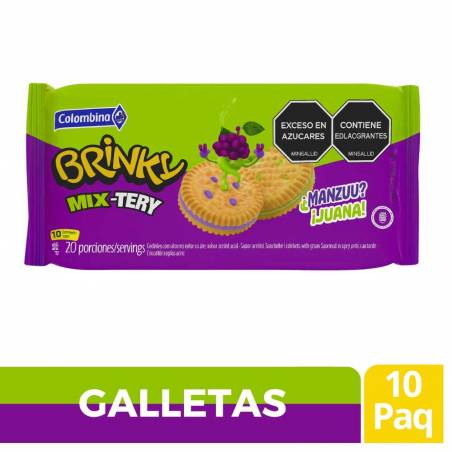 GALLETA BRINKY MIX -TERY X 10 UND CJ X 24 UND