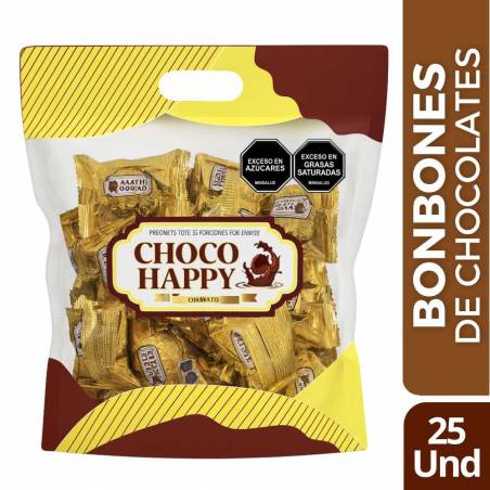 CHOCOLATES CHOCO HAPPY X 25 UND CJ X UND