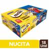 CHOCOLATE NUCITA CRISPY X 18 UND CJ X 16 UND