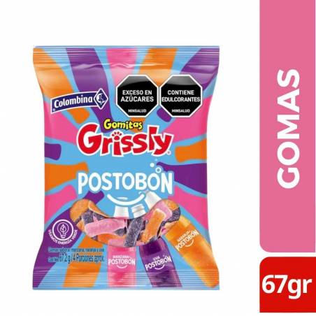 GOMAS GRISSLY POSTOBON X 67 GR