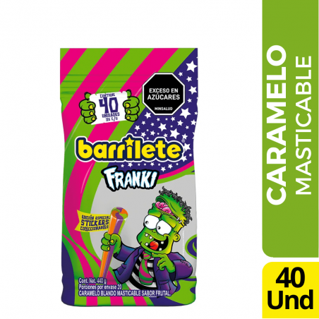 CARAMELO BARRILETE FRANKI X 40 UDS CJ X 18 UND
