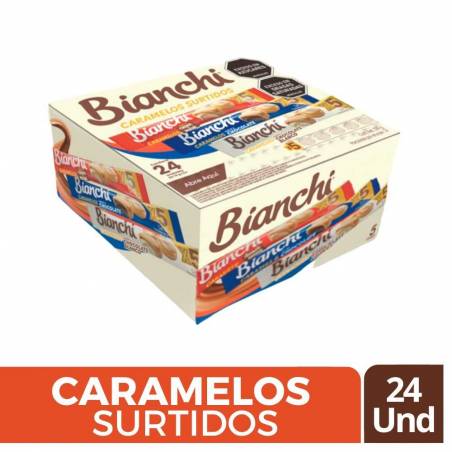 BIANCHI CARAMELO EN LINEA SURTIDO X 24 UND CJ X 12 UND