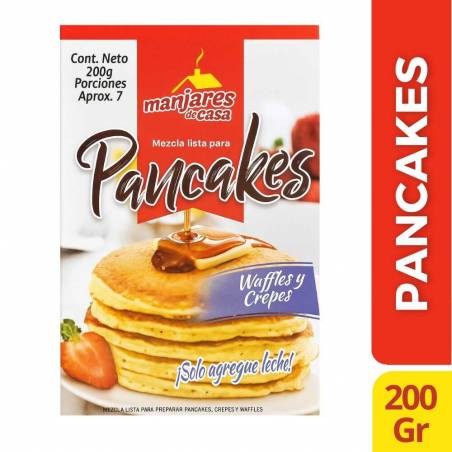 PANCAKES MANJARES DE LA CASA X 200 GR CJ X UND