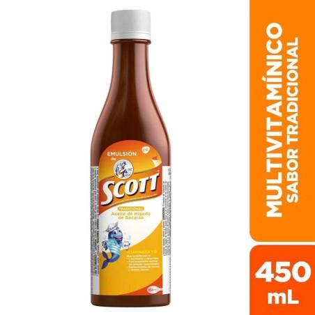 EMULSION SCOTT TRADICIONAL X 450 ML  CJ X 24 UND