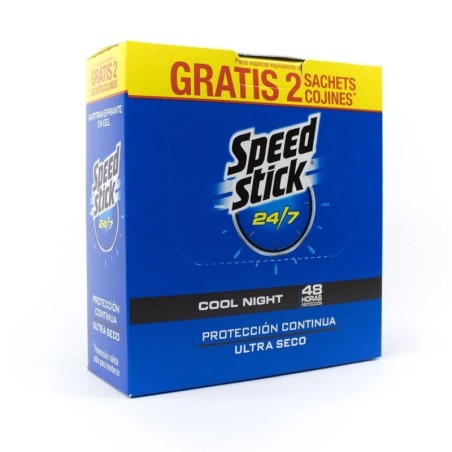DESODORANTE SPEED STICK GEL COOL NIGHT X 9 GR X 18 UND CJ X 24 UND