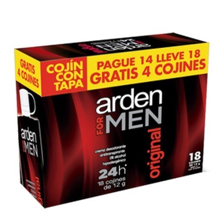 DESODORANTE ARDEN FOR MEN COJIN X 18 UND